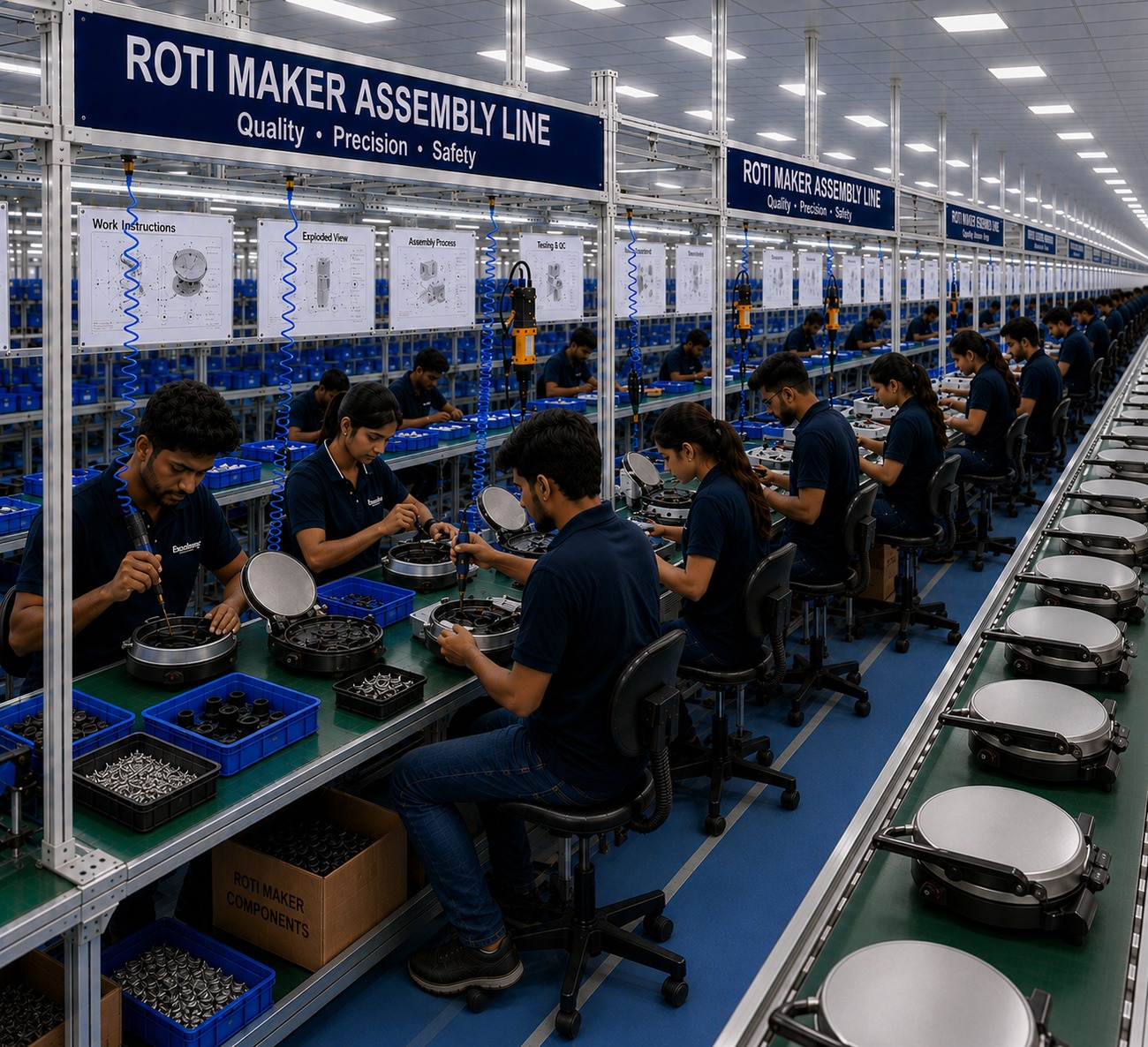 Roti Maker Assembling Service